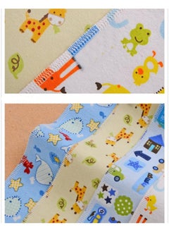 Monvecle Monvecle Baby Infant Waterproof Cotton Changing Pads Washable Reusable Diapers Liners Mats Multi Pieces Pack  - Image 4