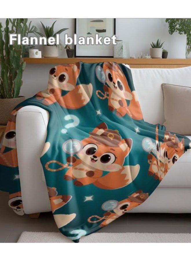 عام Wisdom Fairy (أحدث) بطانية رقيقة من الفانيلا (دافئة ومريحة، ومناسبة للنوم، واستخدام اللعبة، وإزالة الغبار والرمل) 150 سم * 200 سم - 114 - Image 4