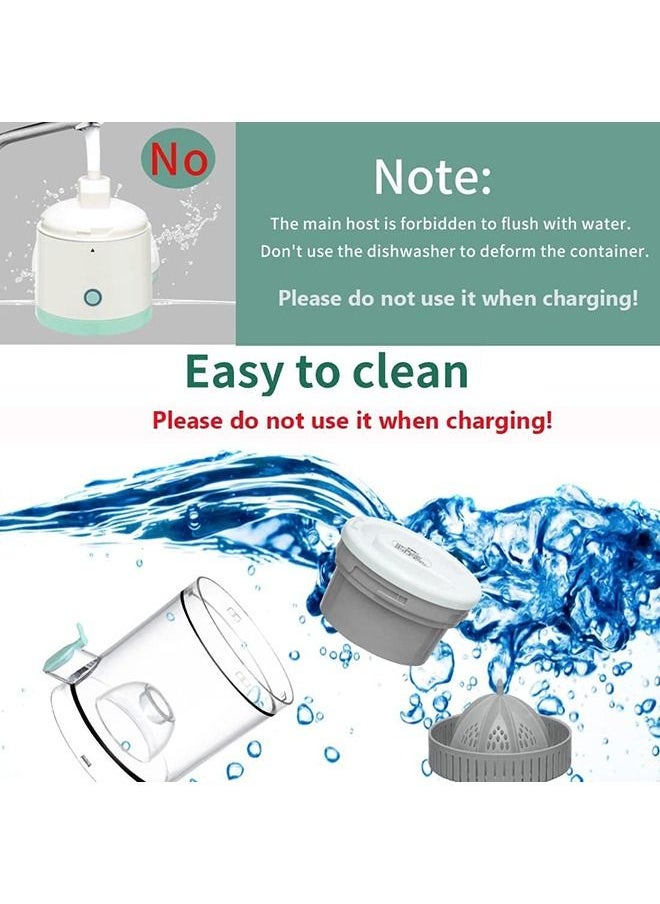 عصارة الحمضيات الكهربائية ، شحن USB محمول بدون استخدام اليدين عصارة كهربائية قوية عصارة فواكه لاسلكية ، متعددة الوظائف 1-زر سهل الضغط آلة عصارة الليمون البرتقال للمطبخ