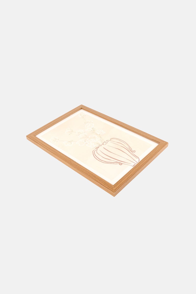 Muy Mucho Wooden Poster With Frame, Multicolor - Image 3