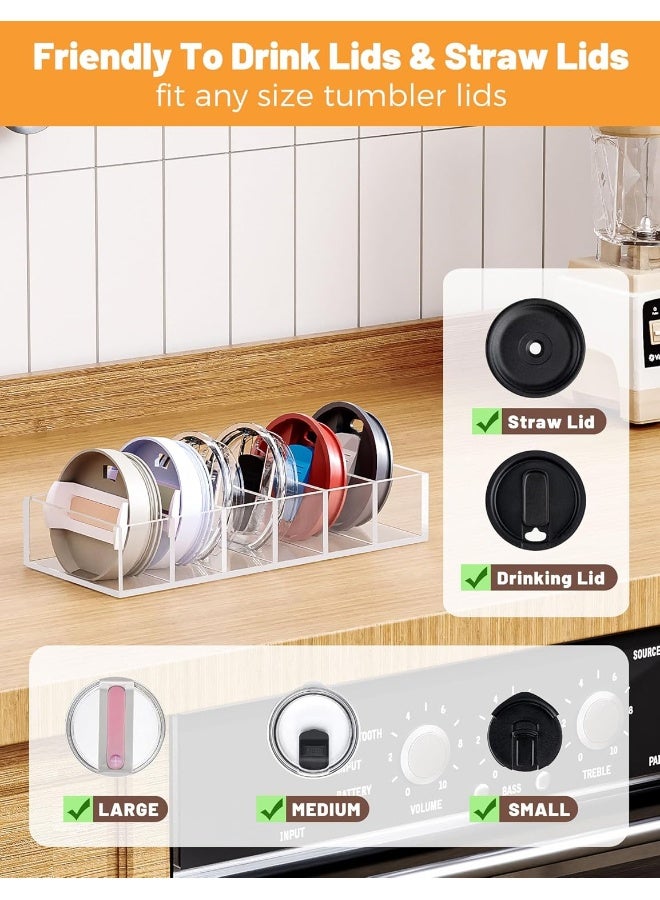 TPGP Acrylic Tumbler Lid Organizer For Stanley Cup Accessories - Image 4