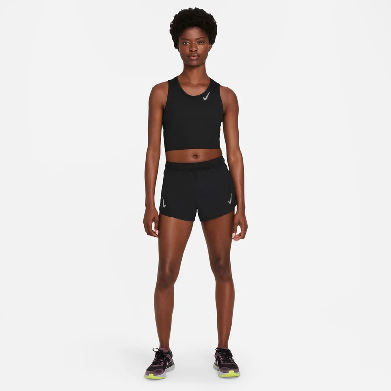 Nike Women's Dri-FIT Race Cropped Running Tank Top