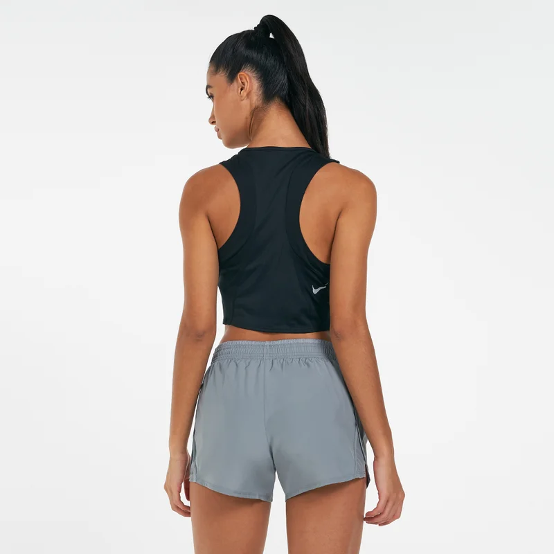 Nike Black Women's Dri-FIT Race Cropped Running Tank Top for Women | Best Price UAE