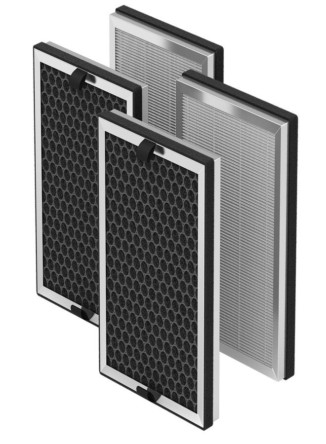 FMDZFL JF260 Replacement Filter Compatible with JF260 Air Purifier, 3-in-1 True HEPA H13 with Activated Carbon Filter, Part Number JF260-RF, 4 Pack - Image 1