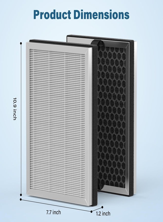 FMDZFL JF260 Replacement Filter Compatible with JF260 Air Purifier, 3-in-1 True HEPA H13 with Activated Carbon Filter, Part Number JF260-RF, 4 Pack - Image 5