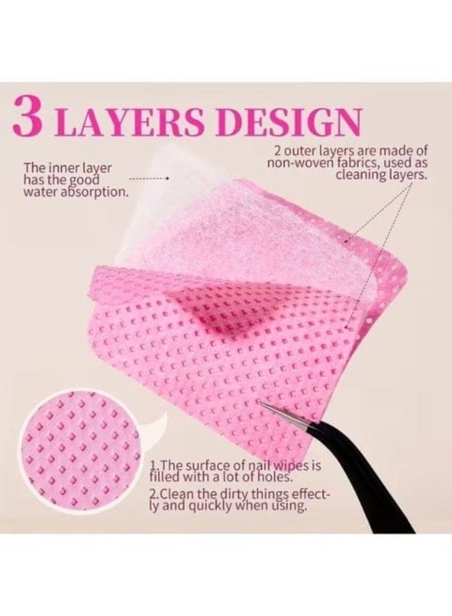 مناديل مزيل مكياج ومناكير احترافية - ملمس ناعم - [300] منديل - Image 5