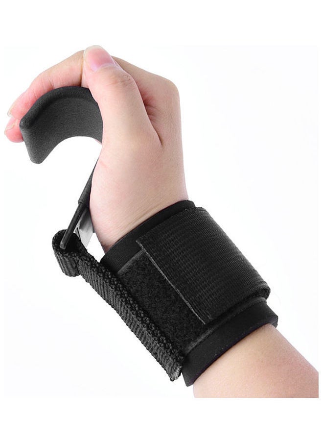 Y&D Weightlifting Wraps Hooks for Gym Exercise Wrist Support Brace Men Women 25x5x20cm  - Image 2