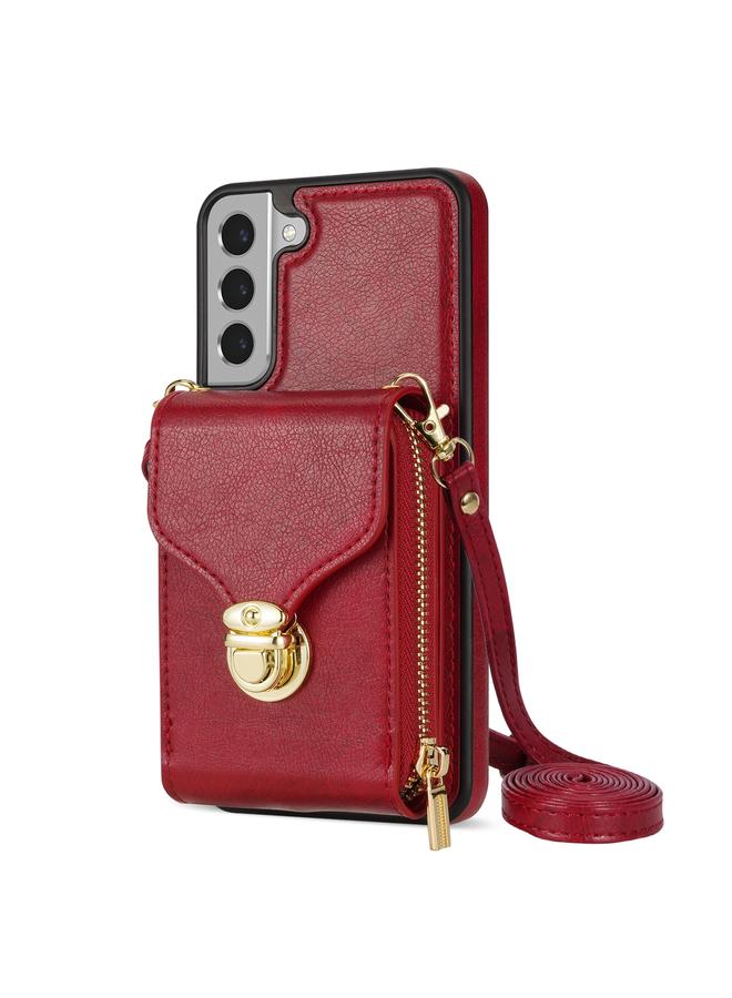 S-TOP Case For Samsung Galaxy S21+ 5G Zipper Hardware Card Wallet Phone Case - Image 2