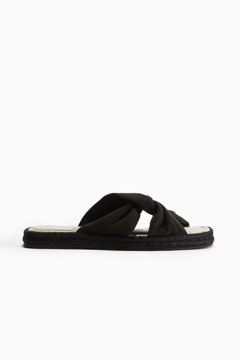 H&M Twist-detail espadrille sandals