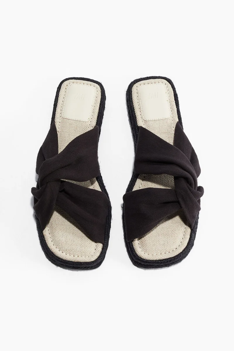 H&M Twist-detail espadrille sandals