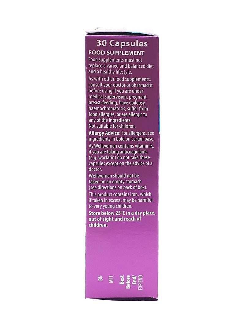 Vitabiotics Wellwoman Multivitamin 30 Capsules - Image 4
