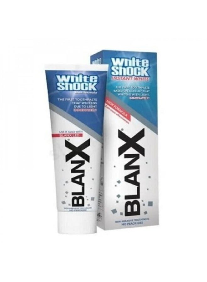 BlanX White Shock Whitening Toothpaste - 75ml