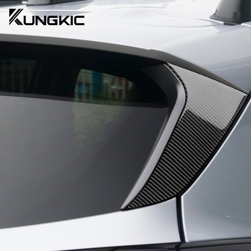 Real Soft Carbon Fiber Sticker For Subaru Crosstrek 2024 Impreza 2024 Car Rear Wing Strip Trim RHD LHD Accessories - Image 4