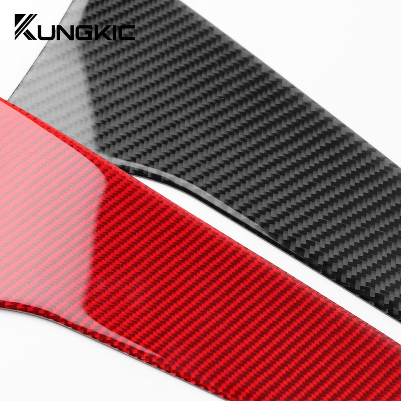 Real Soft Carbon Fiber Sticker For Subaru Crosstrek 2024 Impreza 2024 Car Rear Wing Strip Trim RHD LHD Accessories - Image 5