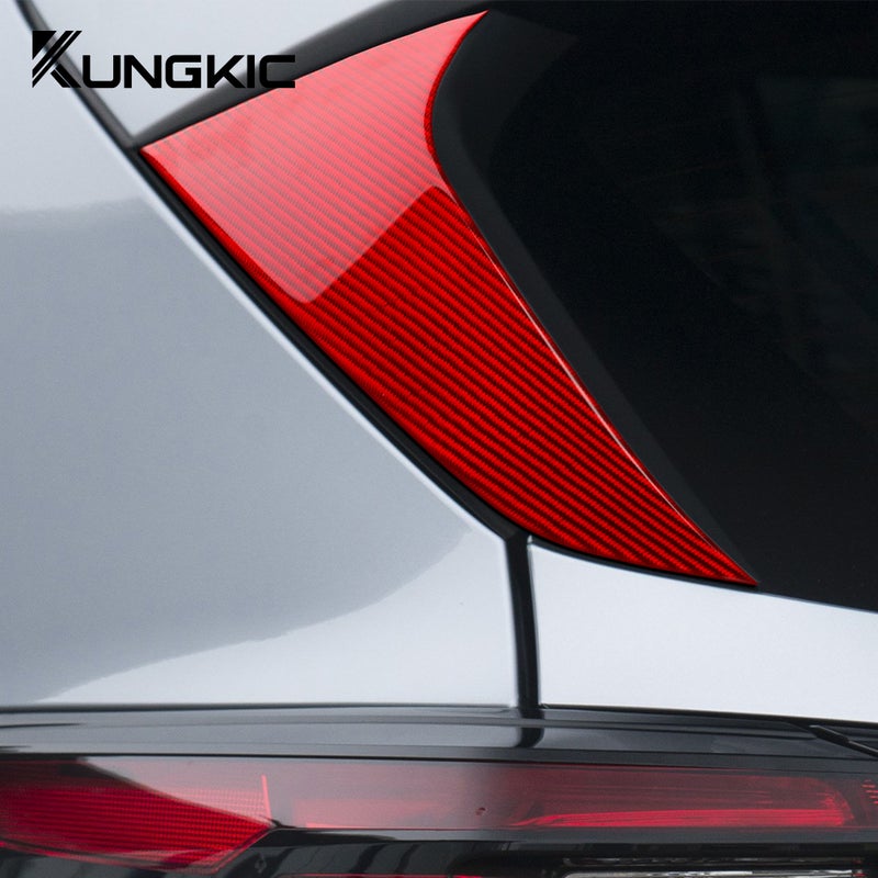 Real Soft Carbon Fiber Sticker For Subaru Crosstrek 2024 Impreza 2024 Car Rear Wing Strip Trim RHD LHD Accessories - Image 3