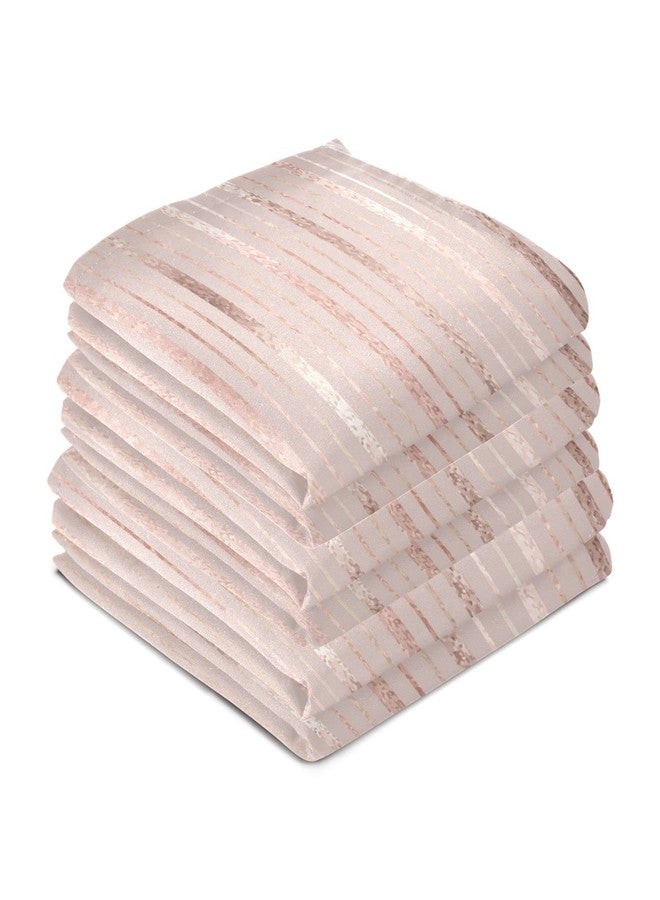 Kigai Luxury Rose Gold Microfiber Kitchen Dish Towel Set of 4, Premium Quality Hand Towels with Hanging Webbing, Soft Highly Absorbent Bar Towels & Tea Towels Set for Kitchen Bathroom - Image 2
