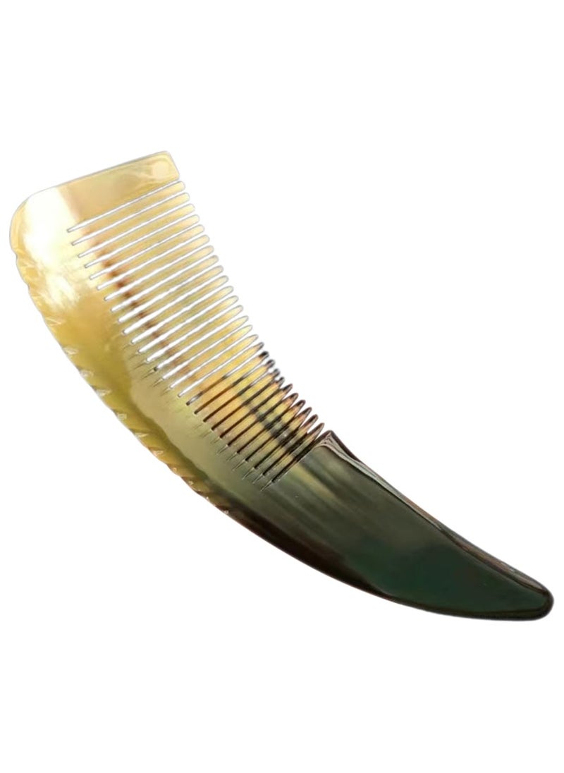 Healeved - Healeved Horn Comb Hair Detangling Comb Ox Horn Comb Fine Teeth Comb Reusable Hair Comb Women Styling Comb Bone Comb for Hair - Image 1
