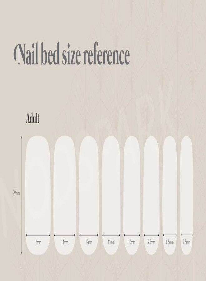 Nodspark Summer Blossoms Nail Polish Wraps Manicure | Contains 16 Floral Nail Art Nail Wraps (8 Different Sizes) | Affordable | Quick and Easy to use | 15 Minute Application | Lasts up to 2 Weeks | - Image 4