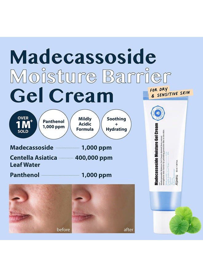A'Pieu Madecassoside Moisture Gel Cream (1.69oz) - for Hydrating Dry and Sensitive Skin- Helps Soothe Damage and Maintain Optimal pH level- Centella Asiatica, Panthenol, Allantoin - Image 2