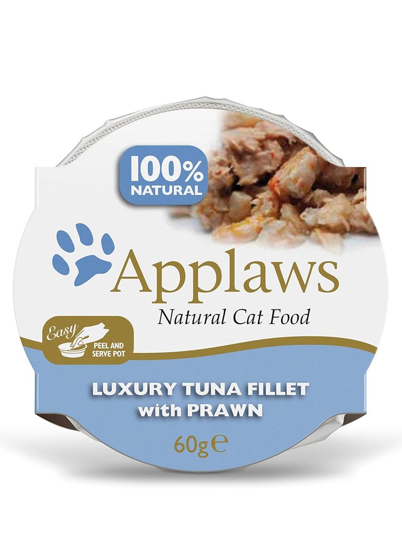 Applaws 10 قطع طعام رطب للتونة مع الجمبري للقطط والقطط الصغيرة 60 جرام - Image 3