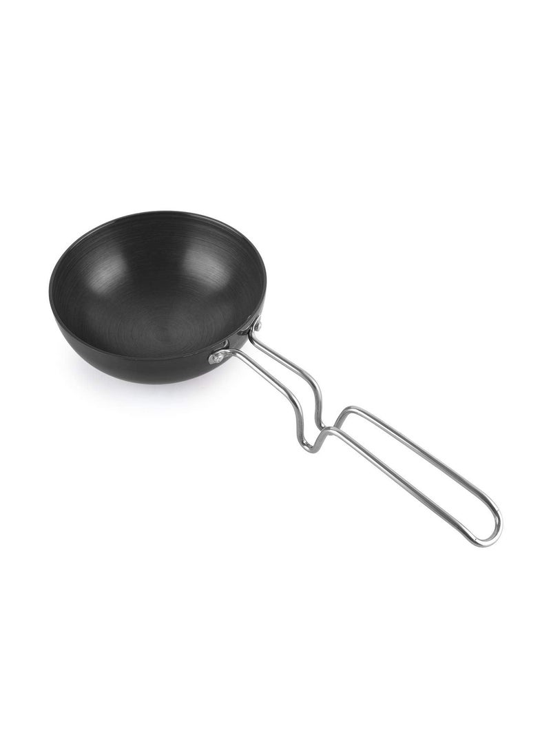 KD ZONE KD ZONE Ufinite Aluminum Anodised Dal Tadka Pan Black 10 cm  - Image 1