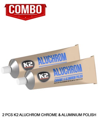Aluchrome Chrome And Aluminum Polish, Paste For Polishing Metal Surfaces - K2 K0031 - 120g x2 Pcs combo - pzsku/ZFDC826F300A415A3CDE2Z/45/_/1721499543/51b1b718-76c5-43e6-9e01-9e42909cf25c