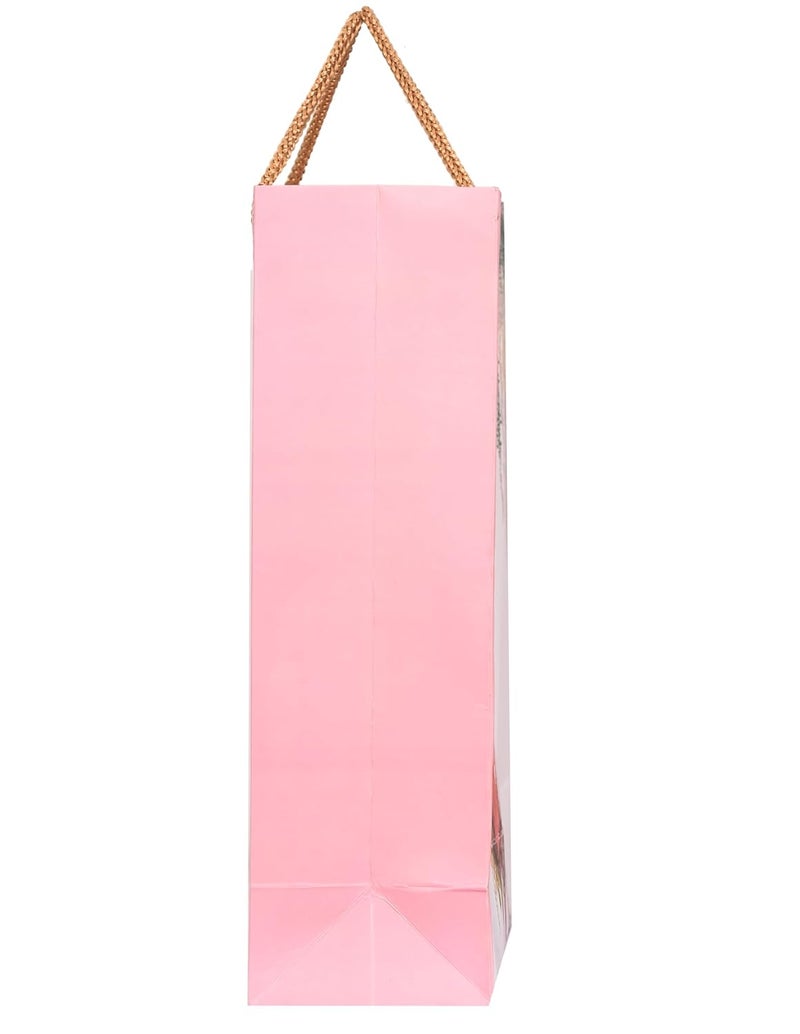 PPJ WEDDING PEACOCK PAIR 10 Pcs PAPER CARRY BAG 14 Inch X 10 Inch X 4 Inch for DIWALIWEDDINGFUNCTIONBIRTHDAYRETURN GIFTSCHRISTMASGIFT BAGSGIFT COVERS Pack of 10 - Image 3