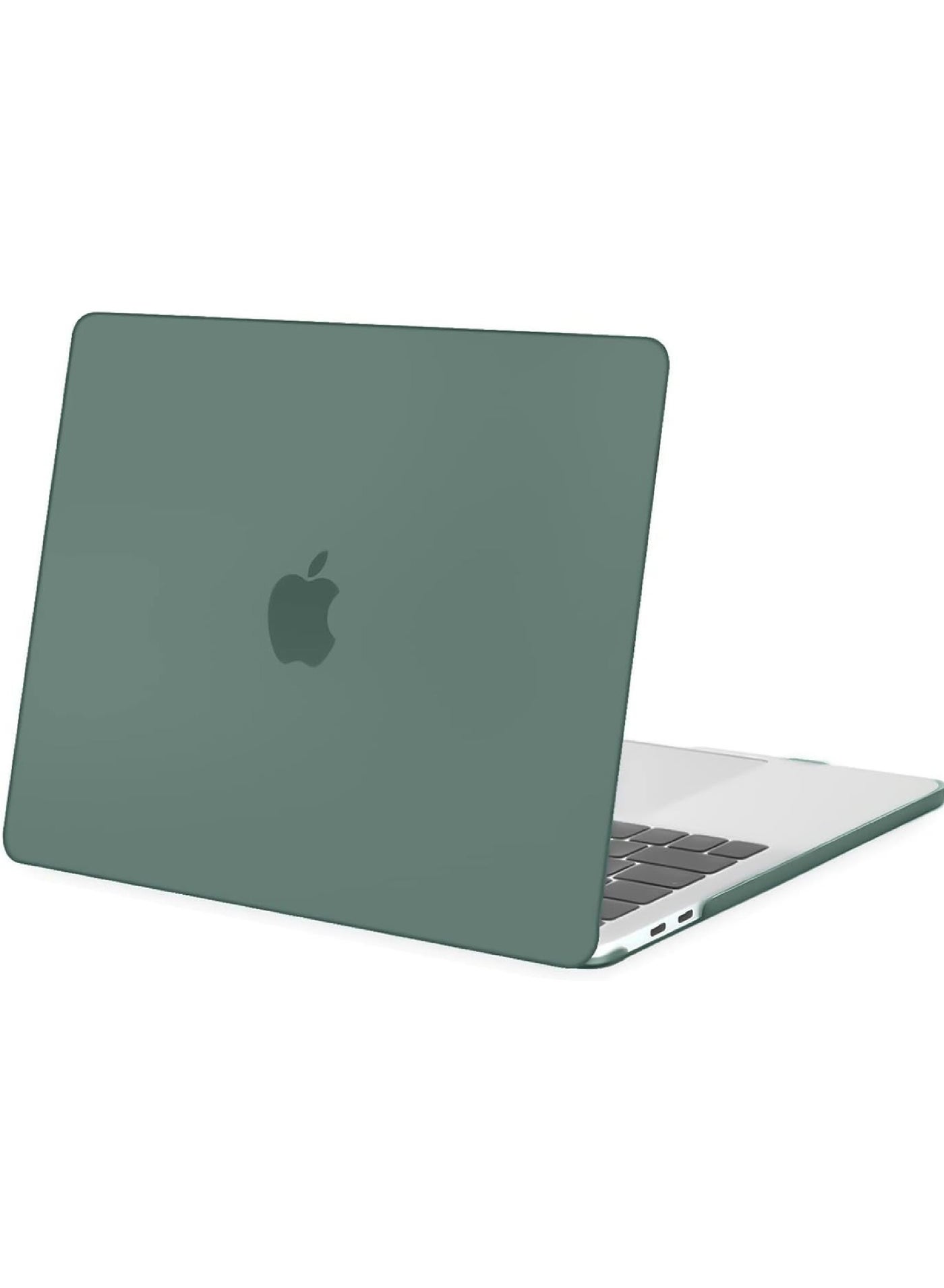 Rock Pow Case Compatible with MacBook Pro 13 inch M2 2024 2023 2022-2016 Release M1 A2338 A2289 A2251 A2159 A1989 A1706 A1708 Protective Hard Case for MacBook Pro 13 inch 2024, Matte Green