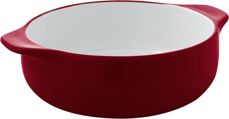 KitchenAid KitchenAid Vitrified Stoneware Round Casserole Baker 2Quart Red  - Image 1
