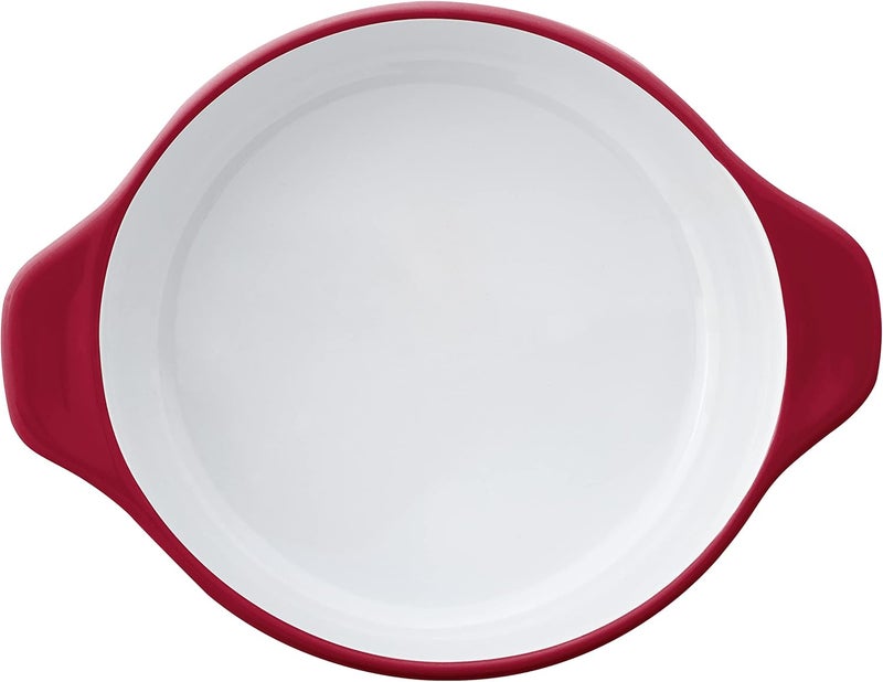 KitchenAid KitchenAid Vitrified Stoneware Round Casserole Baker 2Quart Red  - Image 2