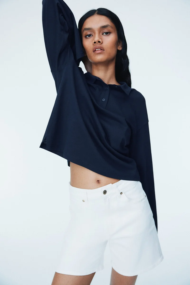 اتش اند ام تي-شيرت بولو قطني