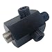 kweiny 1828 BSPT Male to 1827 NPT Female 3 Ports Hex Thread Adapter - Image 2