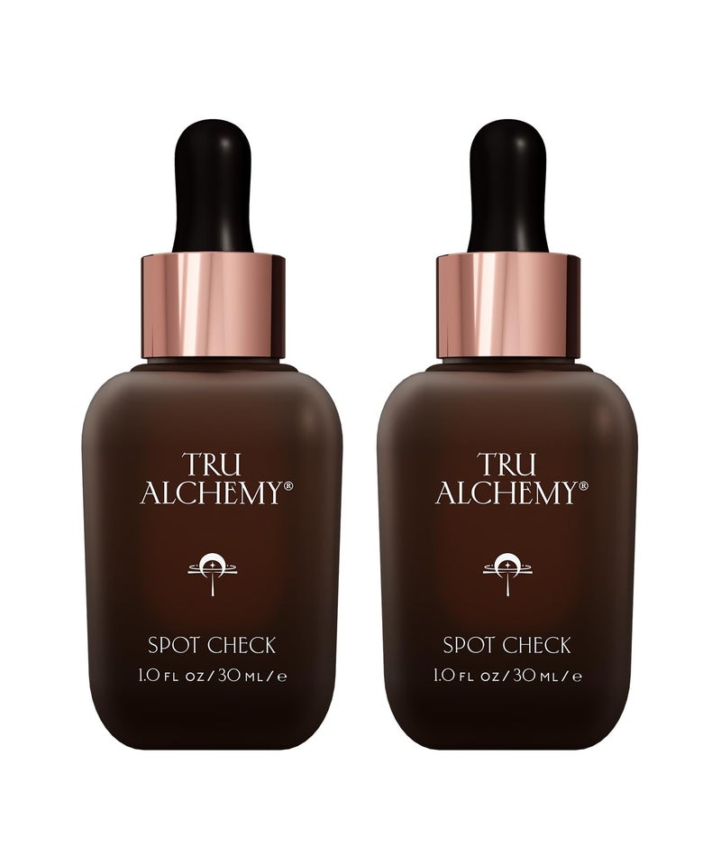 Tru Alchemy Spot Check Dark Spot Remover For Face Niacinamide Hyaluronic Acid Lactic Glycolic Acid Serum Facial Age Spot Remover for Women Dark Spot Corrector for Face 1 fl oz 2Pack