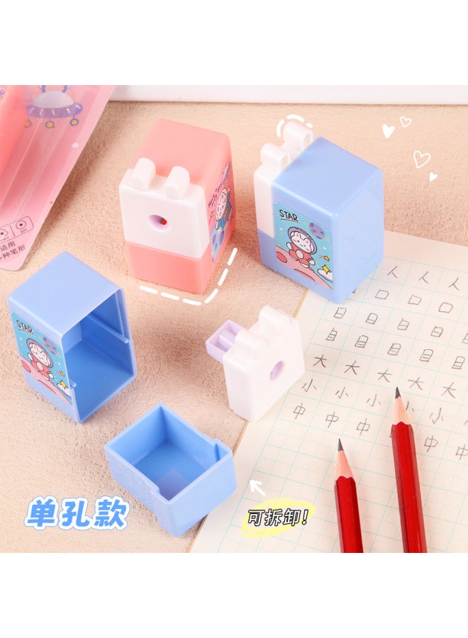 HELPS Creative Cartoon Pencil Sharpener For Primary School Children's Pencil Sharpener Portable Single Hole Pencil Sharpener Stationery - Image 2