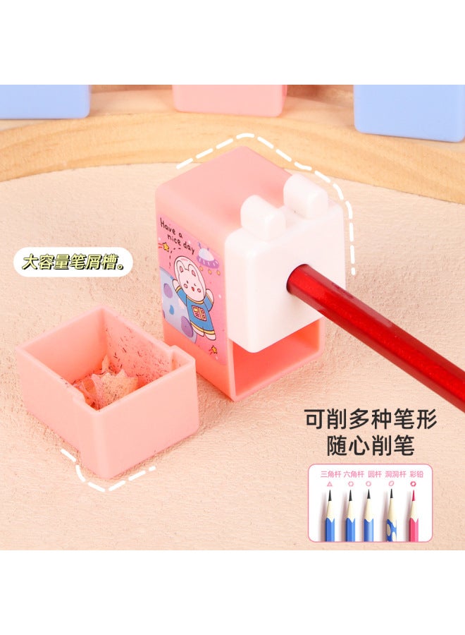 HELPS Creative Cartoon Pencil Sharpener For Primary School Children's Pencil Sharpener Portable Single Hole Pencil Sharpener Stationery - Image 3
