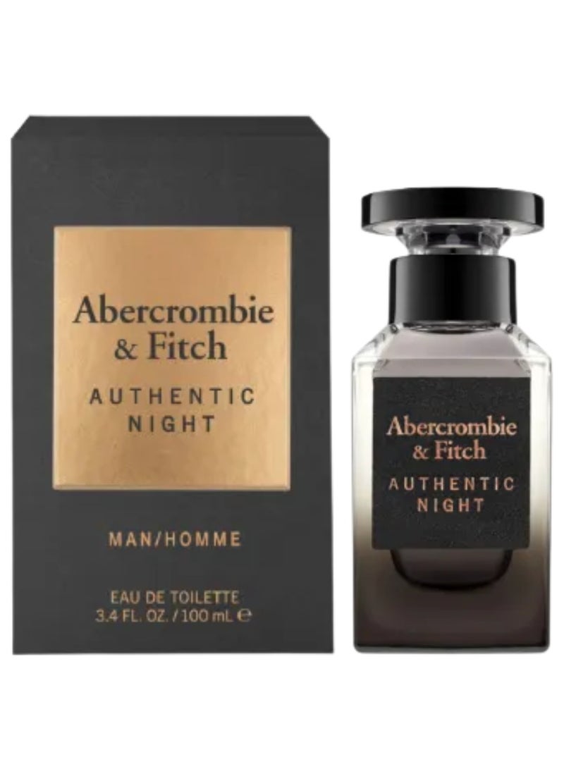 أبيركرومبي آند فيتش عطر أبركرومبي آند فيتش أوثنتيك نايت أو دو تواليت للرجال 100 مل - Image 2