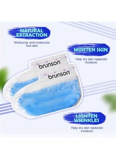 brunson 2 Pieces Nourishing Paraffin Wax Soocks - Disposable Feet Paraffin Gloves Spa Treatment - Deep Hydration And Softness - Moisturizing Pedicure Socks Wax  - Image 4