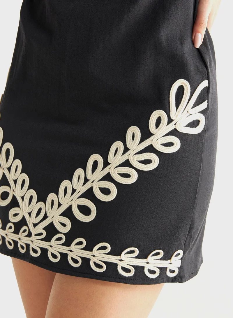 FAV Embroidered Mini Dress