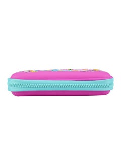 SMILY KIDDOS Smily Single Compartment Pencil Case Pink Stylish Cute Large Capacity Hardtop EVA Pencil Case Organizer School Kids Girls Women Pen Holder Pouch Multi Purpose Pink  - Image 3