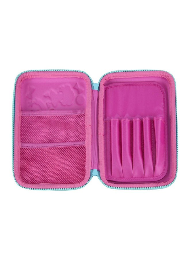 SMILY KIDDOS Smily Single Compartment Pencil Case Pink Stylish Cute Large Capacity Hardtop EVA Pencil Case Organizer School Kids Girls Women Pen Holder Pouch Multi Purpose Pink  - Image 5