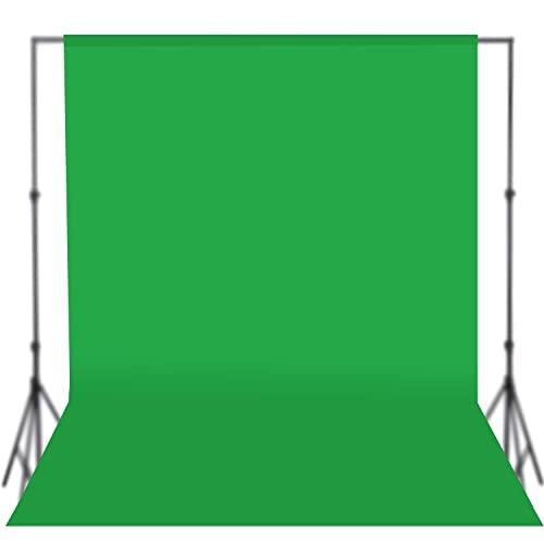 Boltove® 8FTX14FT Green Backdrop Background Rod Pocket for Photography Backdrop,Photoshoot Background,Video production, Home Decoration,Weddings, Parties, Newborns, Product photography, Screen Video Recording, Curtain - Image 1