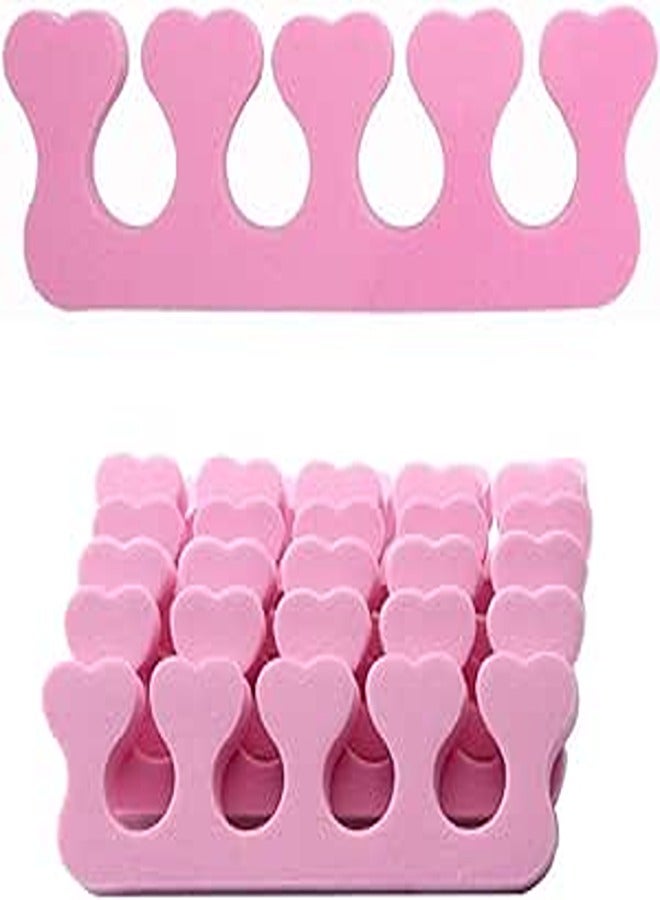 YYAOGAGNG 20pcs Soft Foam Sponge Toe Separators Finger Dividers Soft Sponge Finger Divider Spacer Nail Art Manicure Pedicure Tools