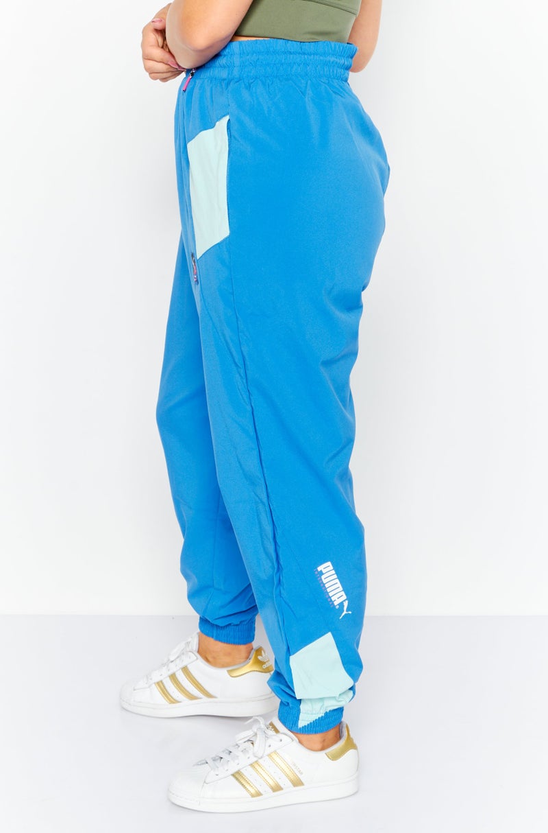 PUMA Women Sportswear Fit Training Track Pants, Blue  - Image 4