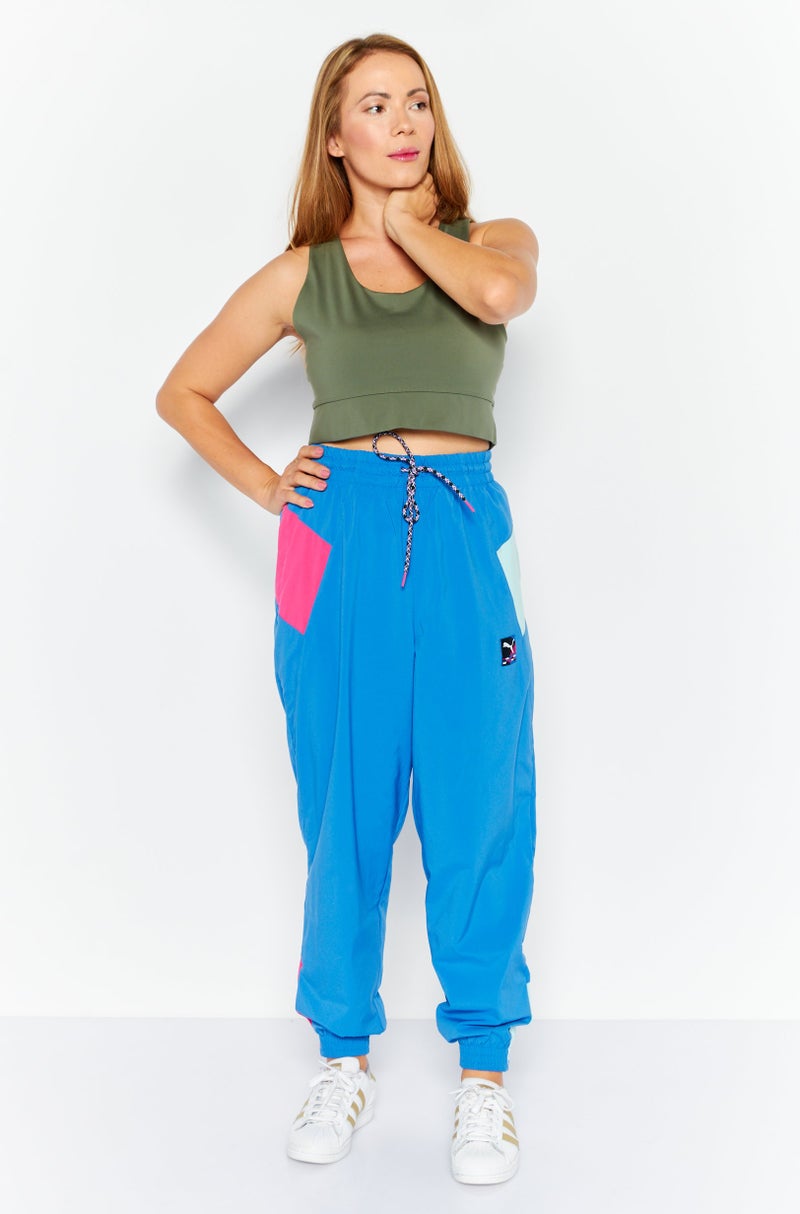 PUMA Women Sportswear Fit Training Track Pants, Blue  - Image 2
