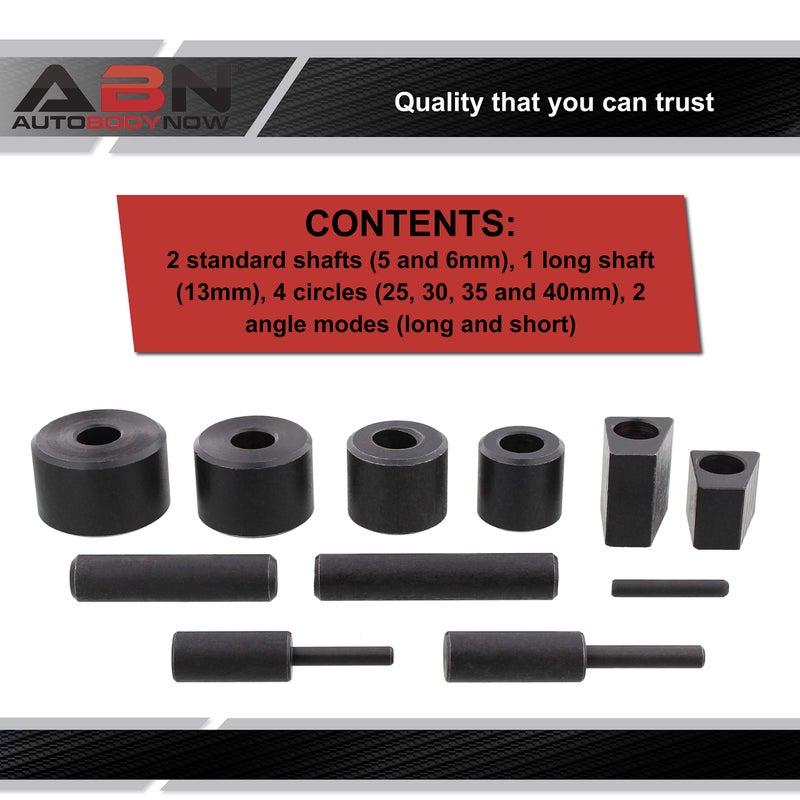 ABN Mini Rod Bender Metal Bending Tool, Universal Bending Machine for Clamp, Hook, Coil - Wire, Flat Round Stock, Tubing - Image 3