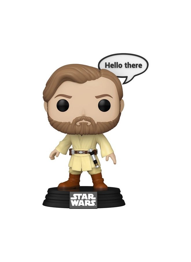 Funko Funko Pop Star Wars: Sayings - OBI-Wan Kenobi - Collectable Vinyl Figure - Gift Idea - Official Merchandise - Toys for Kids & Adults - Sci-Fi Fans - Model Figure for Collectors and Display  - Image 2