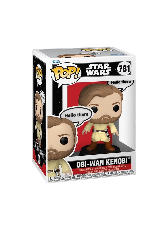 Funko Funko Pop Star Wars: Sayings - OBI-Wan Kenobi - Collectable Vinyl Figure - Gift Idea - Official Merchandise - Toys for Kids & Adults - Sci-Fi Fans - Model Figure for Collectors and Display  - Image 1