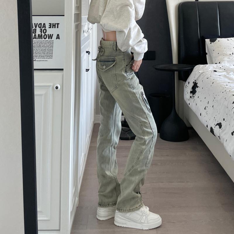 Unisex Classic Denim Jeans Loose Fit Daily Outdoor Wear - Image 3