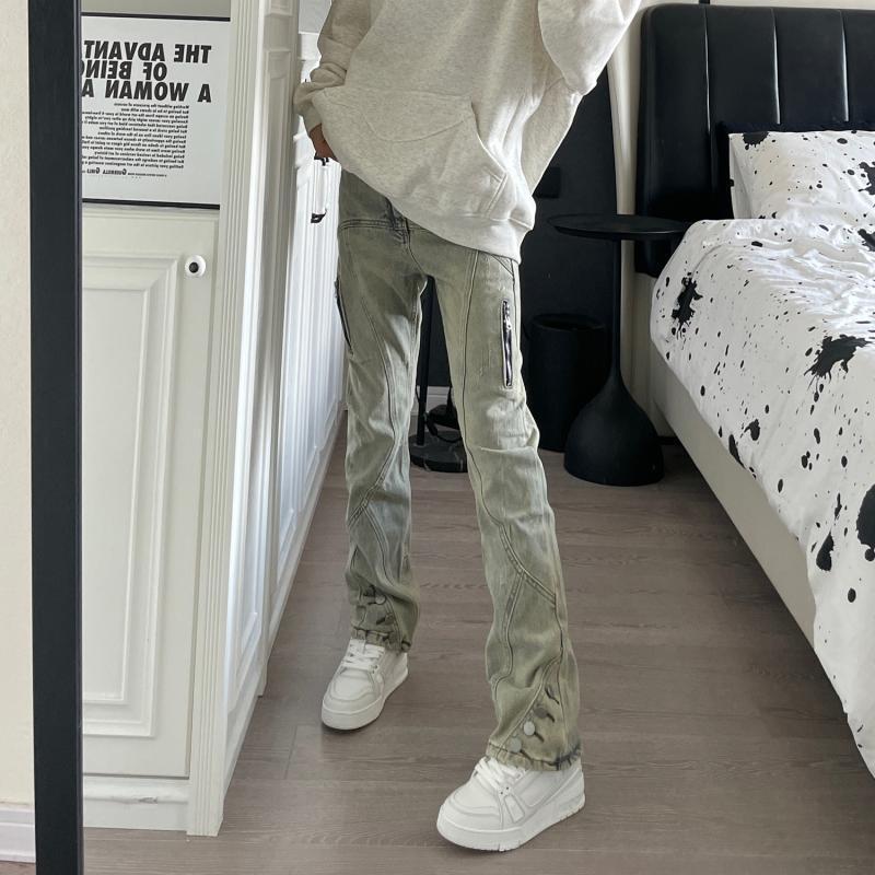 Unisex Classic Denim Jeans Loose Fit Daily Outdoor Wear - Image 2