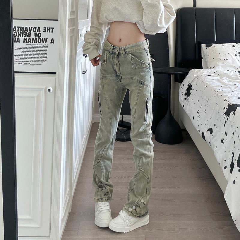 Unisex Classic Denim Jeans Loose Fit Daily Outdoor Wear - Image 1